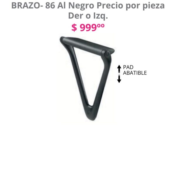BRAZO-86 AL Negro - Imagen 2
